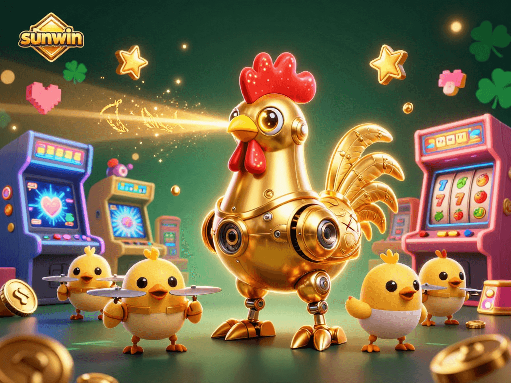 Experience the excitement of sunwin with a dazzling casino adventure featuring vibrant characters.