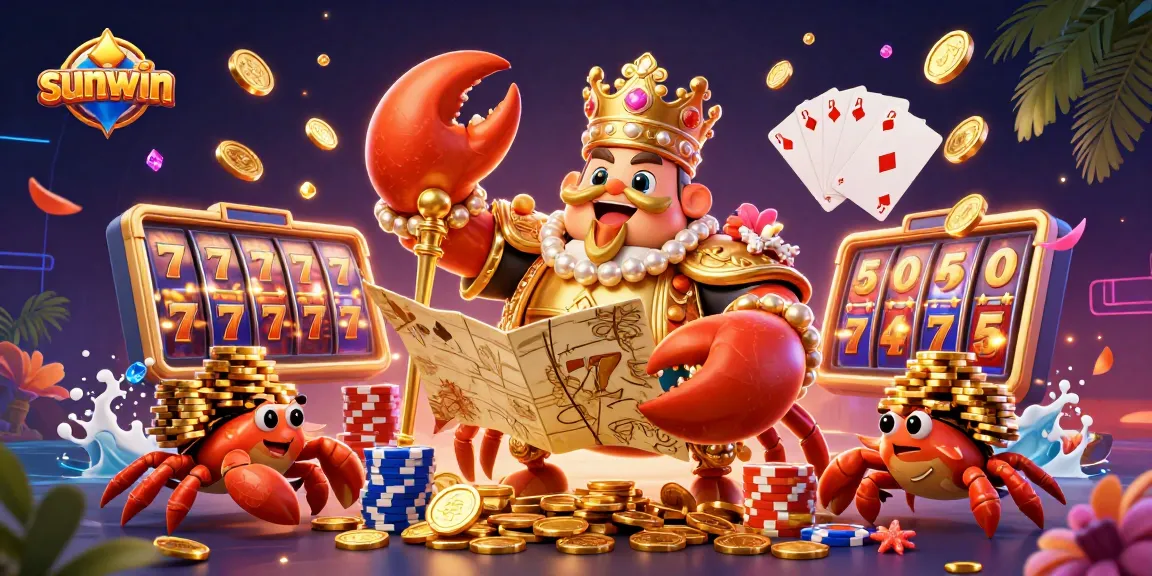 Win big with sunwin's exciting slots and vibrant casino action in a dazzling 3D scene