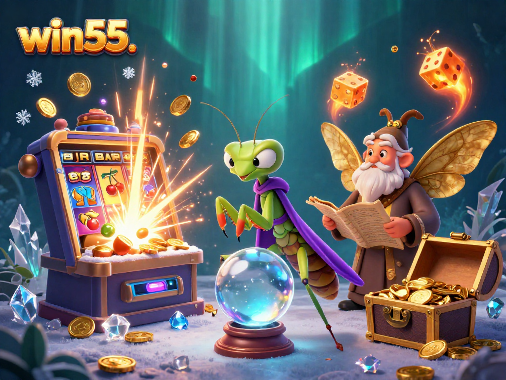 Engage in 3D casino fun at win55. with a whimsical fortune teller and thrilling jackpots!