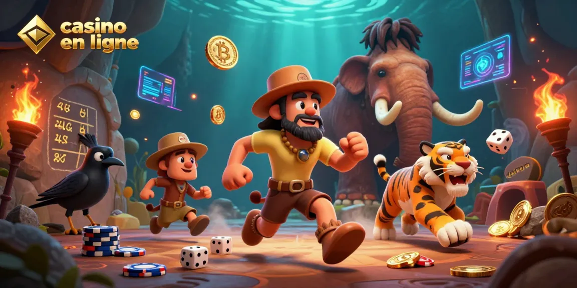 Faites des paris avec un casino en ligne crypto tout en jouant avec des personnages d'illustration 3D.