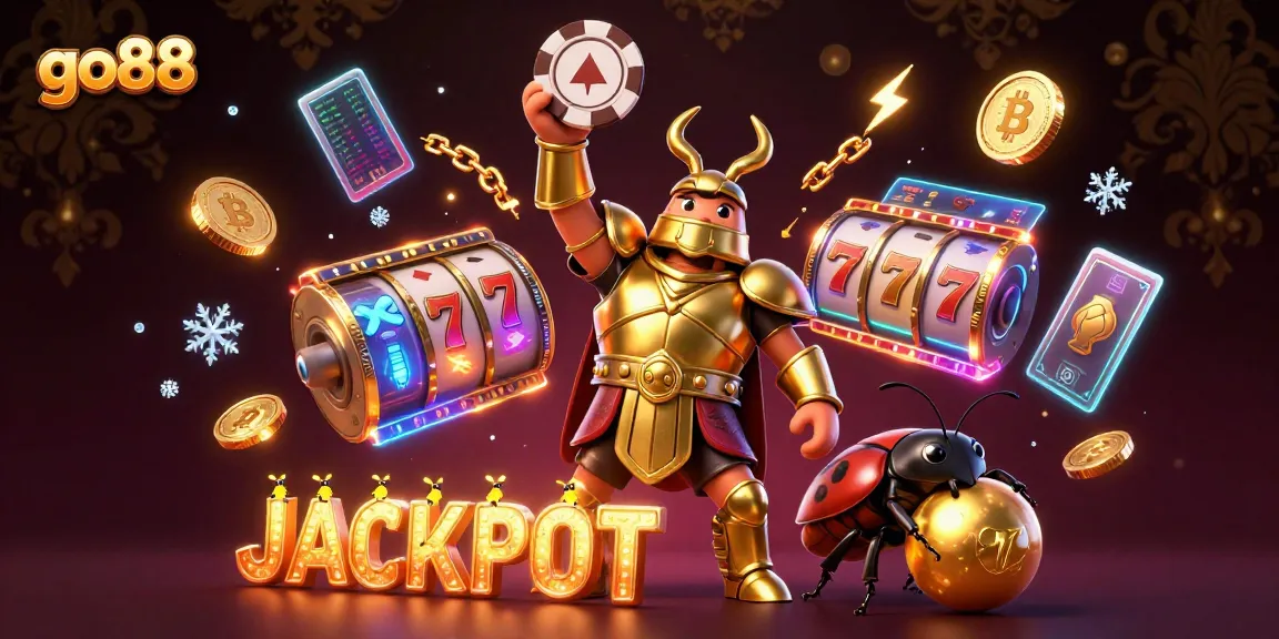 Engage with go88's dynamic casino experience featuring vibrant characters and thrilling game elements.