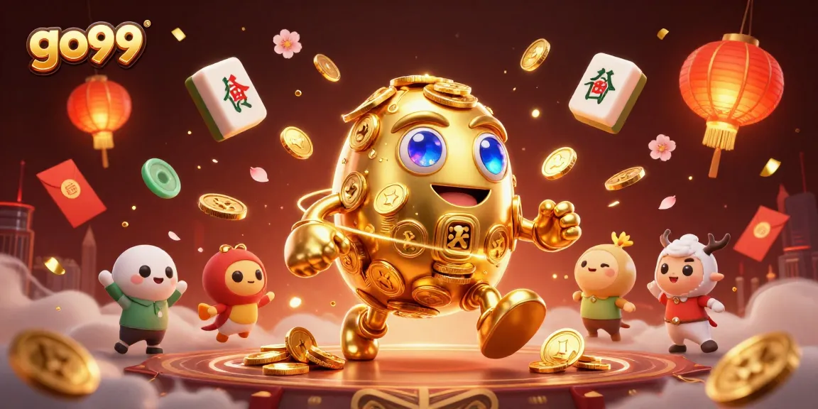 Engage with go99 through a vibrant 3D casino world showcasing exciting elements.