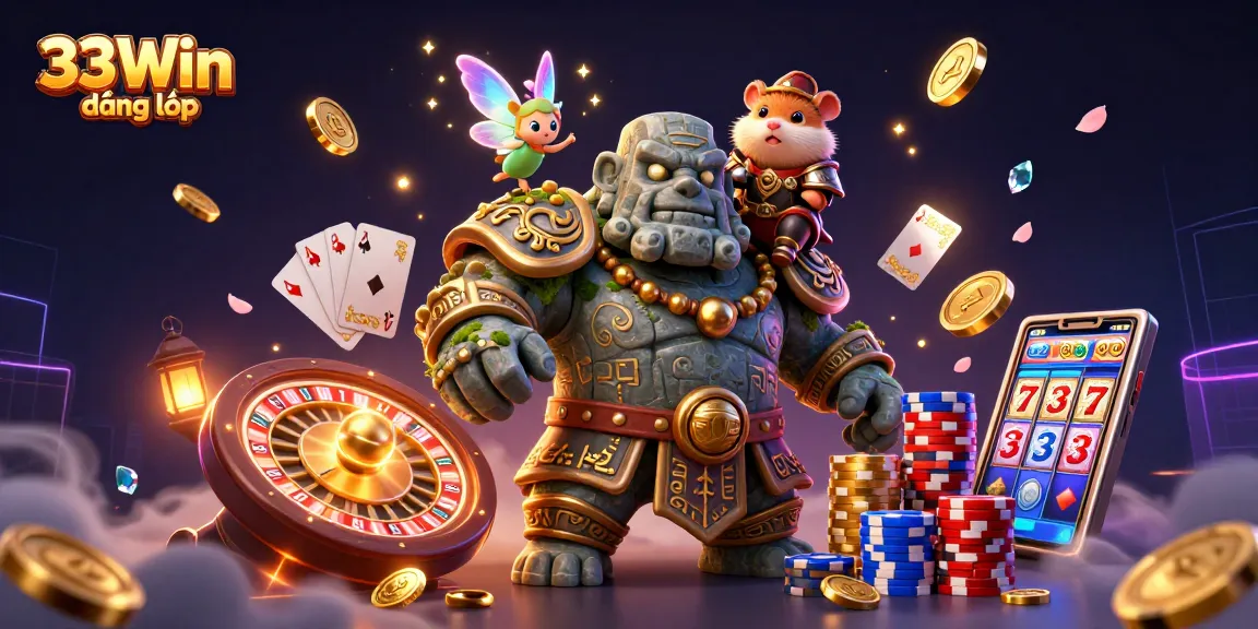 Experience thrilling 33Win đăng nhập moments with a magical golem, fairy, and hamster knight!