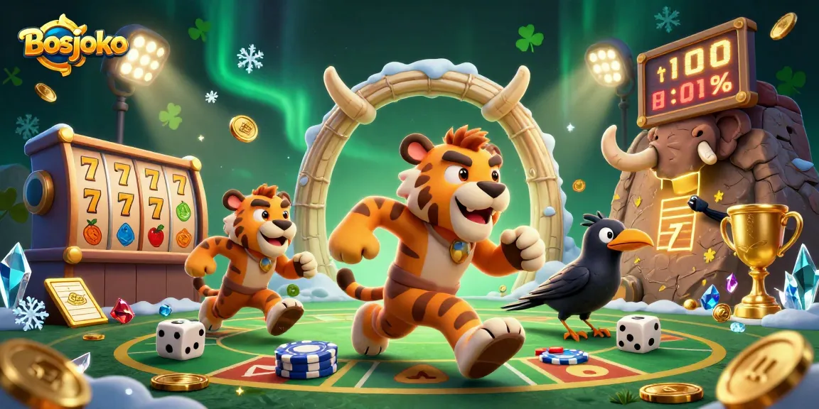 Bosjoko showcases an exceptional prehistoric casino run by a caveman duo enhancing the gaming environment.