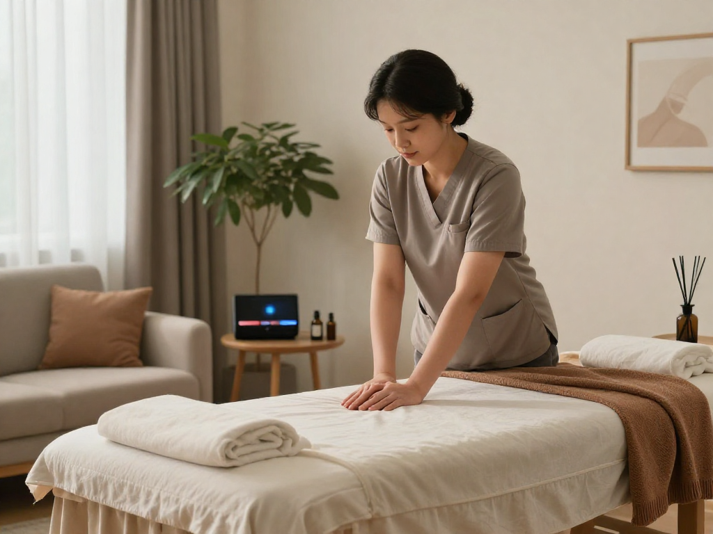 Experience peaceful 은평구출장마사지 in a relaxing home environment with a professional therapist.