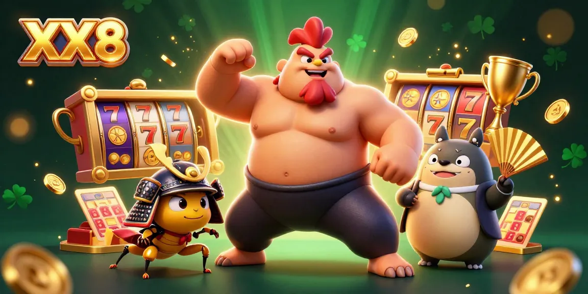 Engage with the exhilarating atmosphere of XX8's vibrant casino action featuring sumo, samurai, and exciting games.