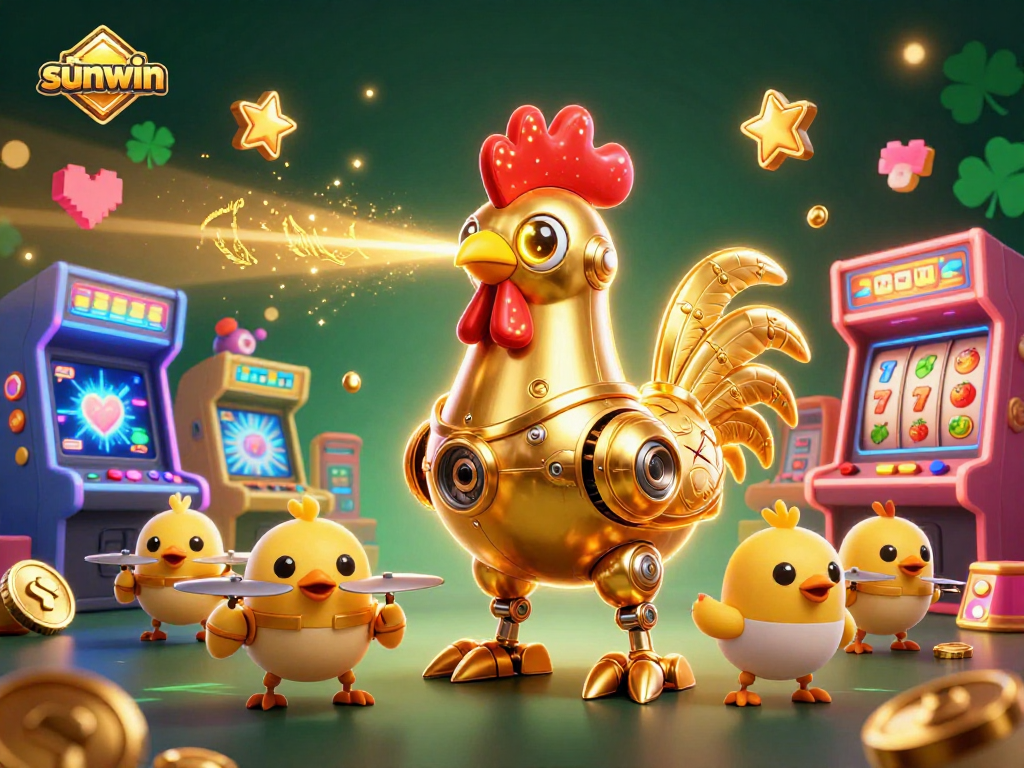 Experience the excitement of sunwin with a dazzling casino adventure featuring vibrant characters.
