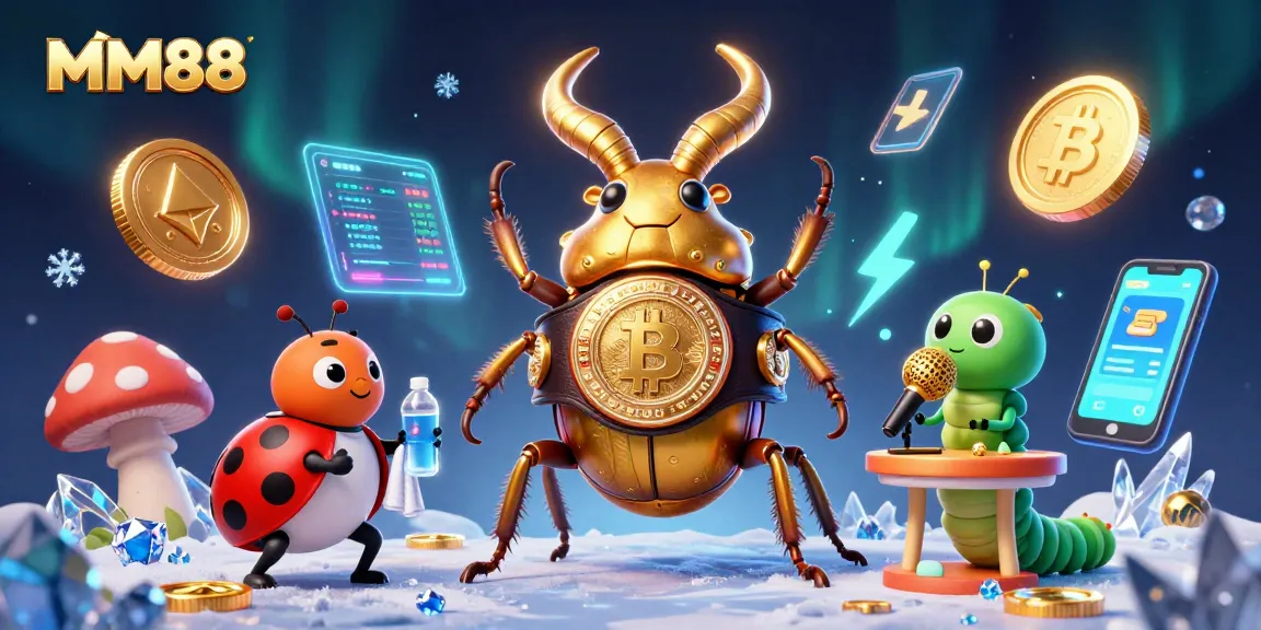 Engage in MM88 gaming excitement with the vibrant 3D casino illustration featuring a battle of luck and skill.