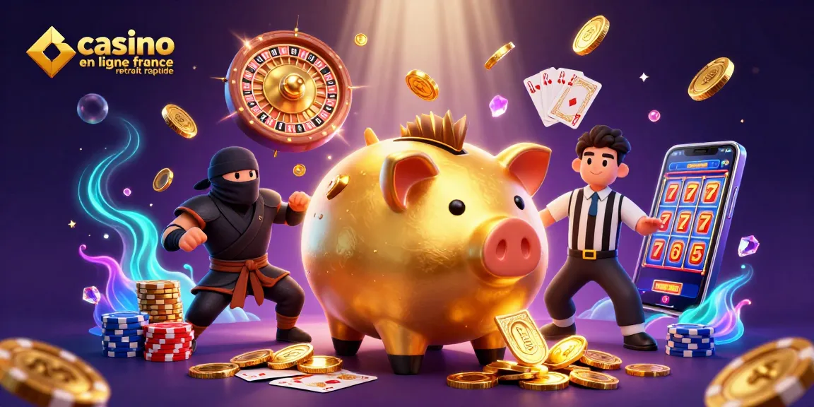 Jouer au casino en ligne France avec des retraits rapides des gains en quelques minutes.