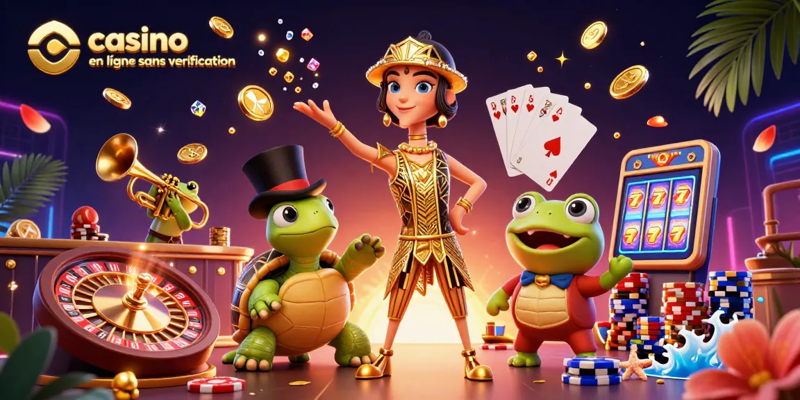 Jouez sur un casino en ligne sans vérification avec des jeux captivants et une ambiance festive.