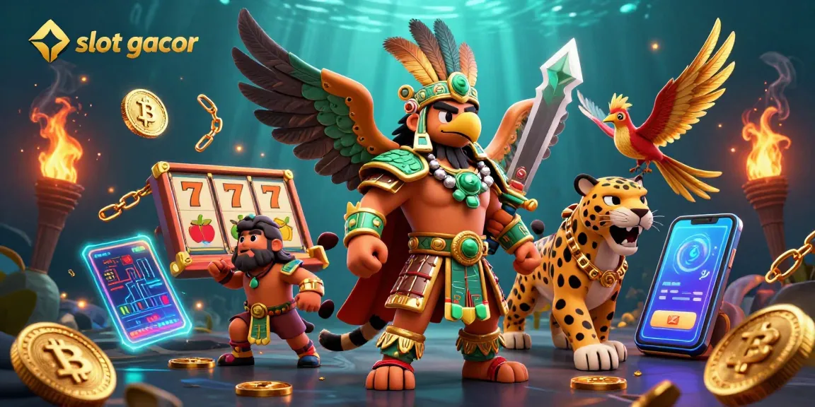 Experience thrilling wins with slot gacor as Aztec warriors and vibrant symbols surround you!