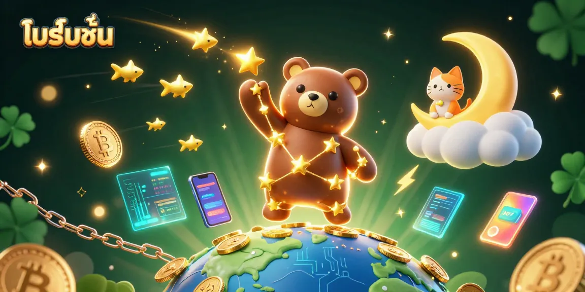 Engage with promotions at casinos featuring vibrant graphic art and gold stars