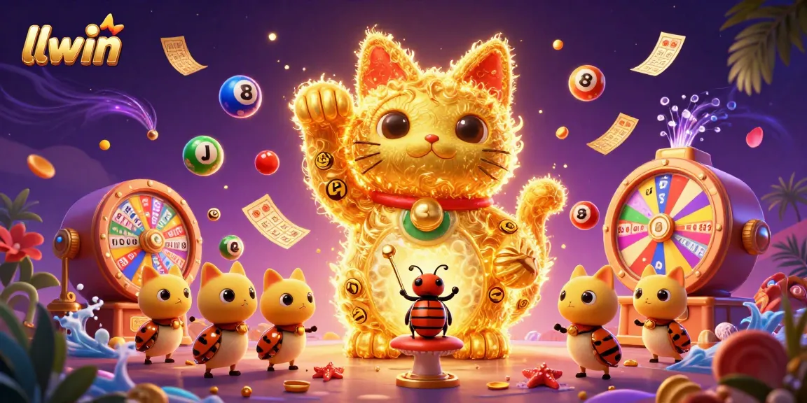 Engage in thrilling casino adventures with llwin's dynamic gaming scene showcasing lively symbols.