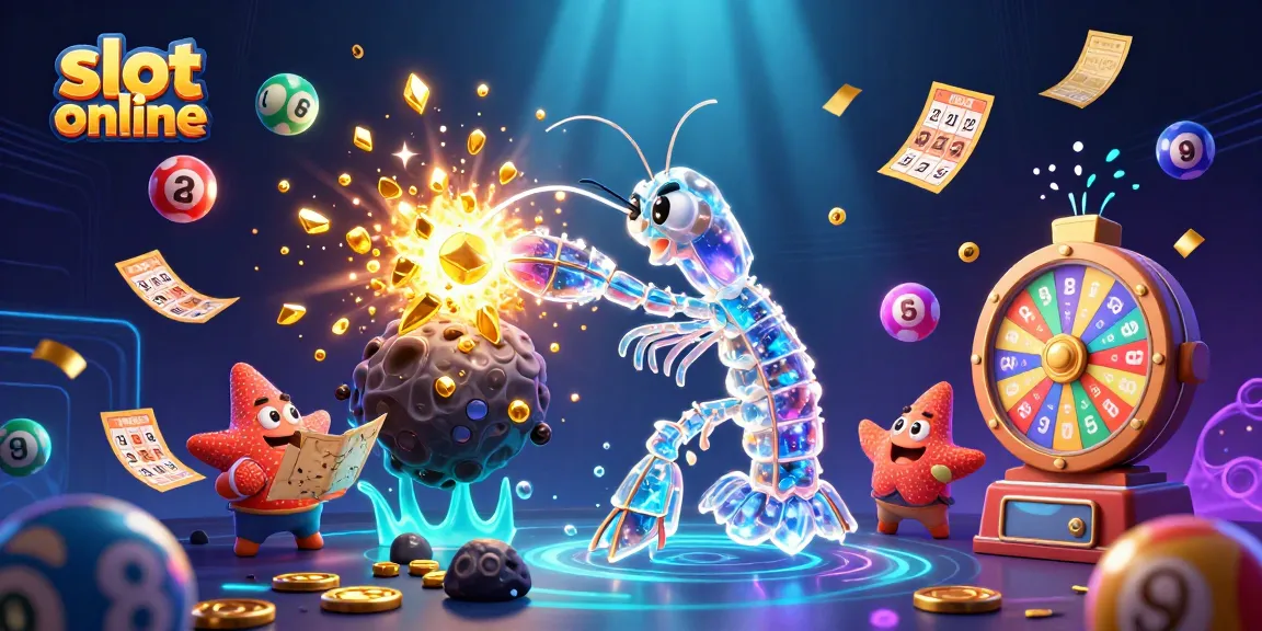 Experience exciting gameplay in this vibrant slot online scene with colorful elements in a dynamic setting.