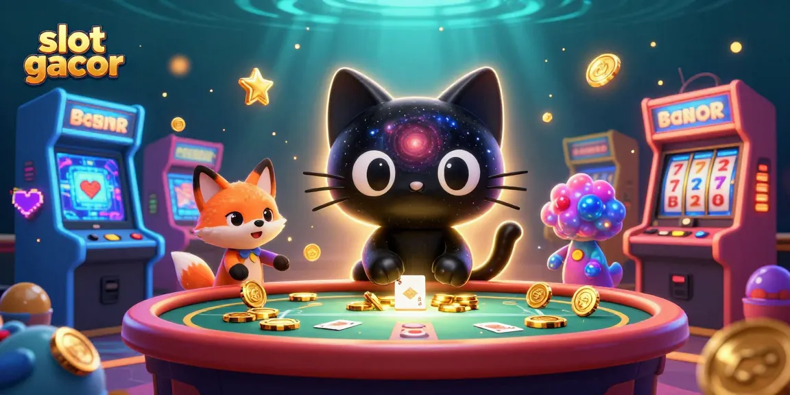 Experience the excitement of slot gacor at a vibrant cosmic casino with dynamic game elements.