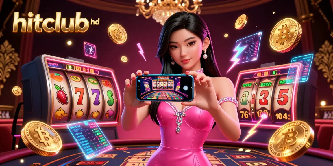 Experience thrilling wins at hitclubhd with our vibrantly illustrated casino scene.