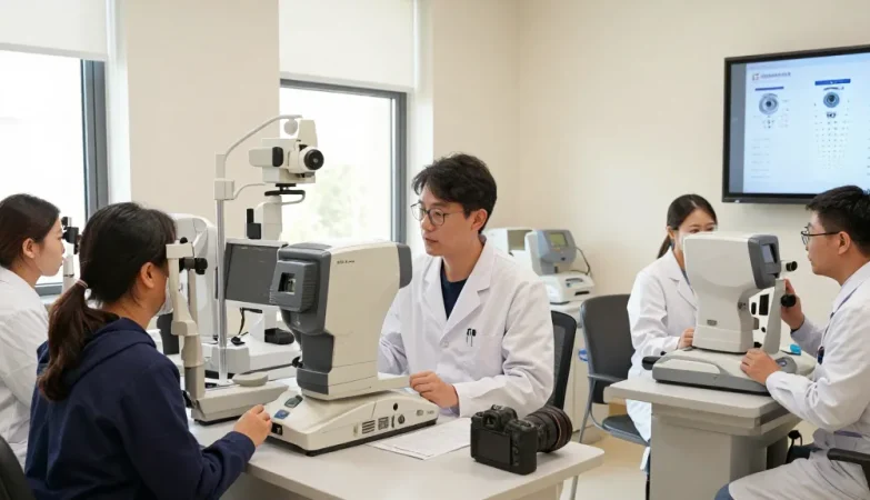 Comprehensive eye examination at SNU Eye Clinic for personalized vision care